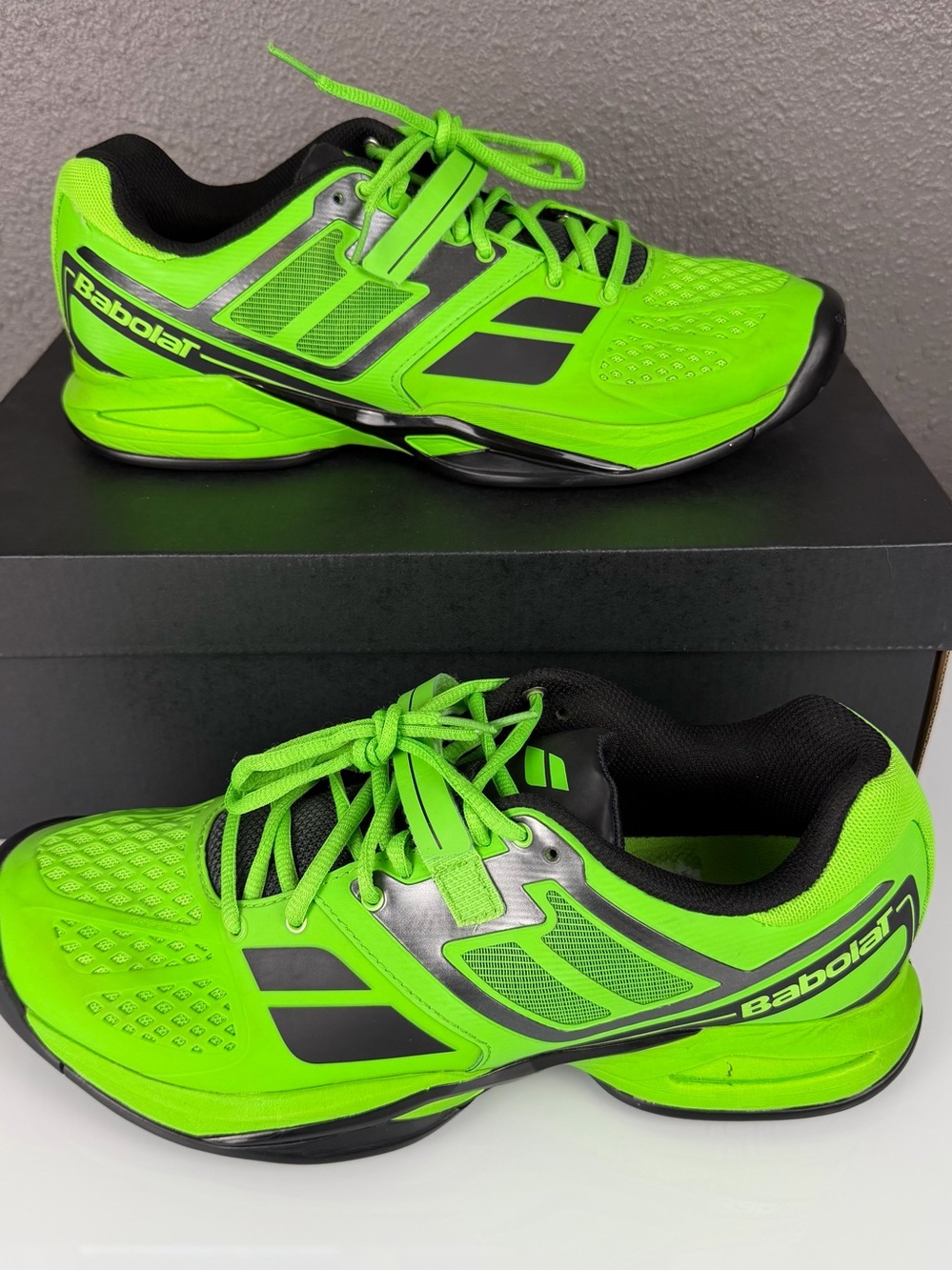 Babolat CUD Propulse BPM ACM Men's 11 Tennis Shoes Green/Black Pickleball